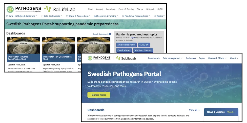 Beta version of the Swedish Pathogens Portal released