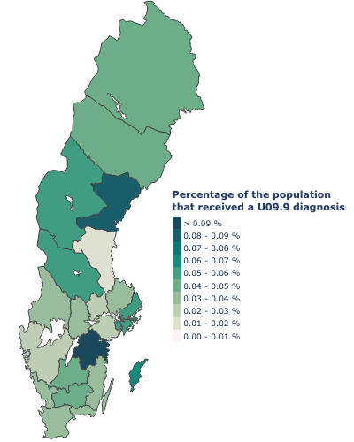 Statistics, information, and research about Post COVID-19 condition in Sweden now available on the Portal